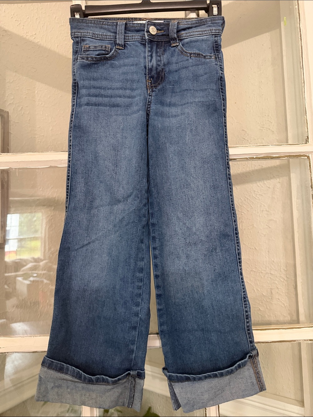 Celebrity Pink Girls Wide-Leg Jeans